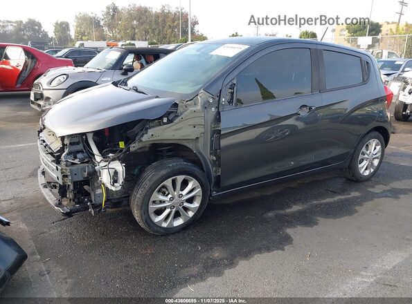 KL8CD6SA6NC011142 2022 CHEVROLET SPARK Gray წინა მარცხენა ხედი სამი მეოთხედიდან