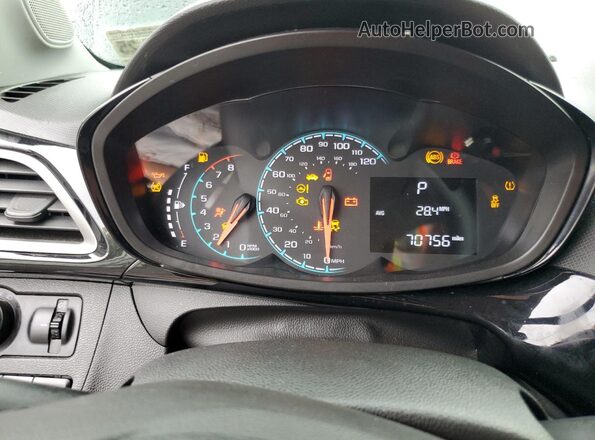 KL8CD6SA7LC459726 2020 CHEVROLET SPARK Black Սարքավորումների վահանակի տեսք