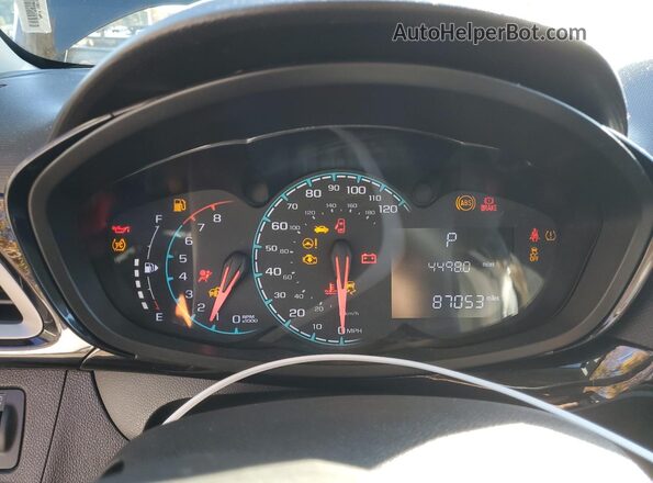 KL8CD6SA8LC445155 2020 CHEVROLET SPARK Black Vista del cuadro de instrumentos