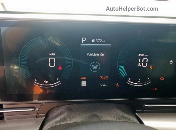 KM8HA3AB1TU359934 2026 HYUNDAI KONA Gray Vista del cuadro de instrumentos
