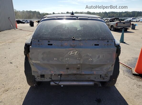 KM8HA3AB6RU146129 2024 HYUNDAI KONA Gray Widok z tyłu