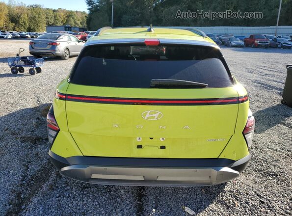 KM8HECA33RU049502 2024 HYUNDAI KONA Green Вид ззаду