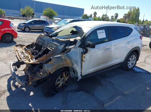 KM8J23A42LU078886 2020 HYUNDAI TUCSON Белый Передняя левая четверть