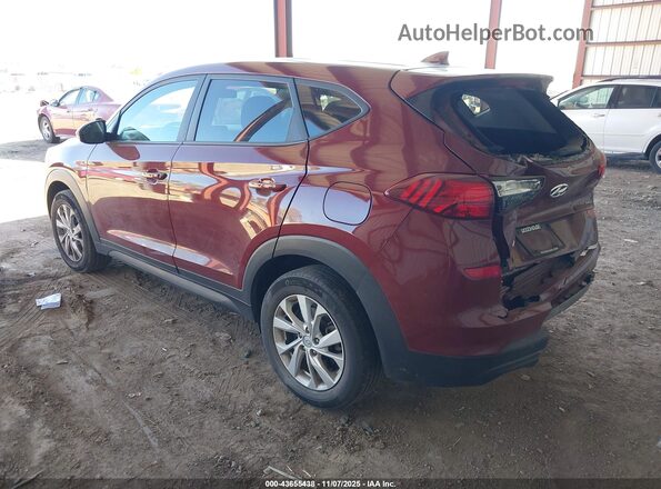 KM8J2CA44LU173711 2020 HYUNDAI TUCSON Maroon უკანა მარცხენა