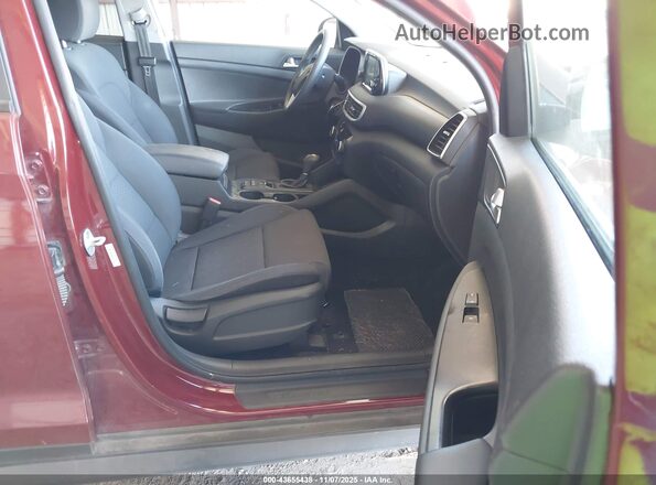 KM8J2CA44LU173711 2020 HYUNDAI TUCSON Maroon წინა სალონის ხედი