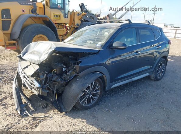 KM8J33AL3MU299872 2021 HYUNDAI TUCSON Gray Vista tres cuartos delantera izquierda