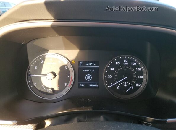 KM8J3CA43MU286662 2021 HYUNDAI TUCSON Gray Instrument cluster view