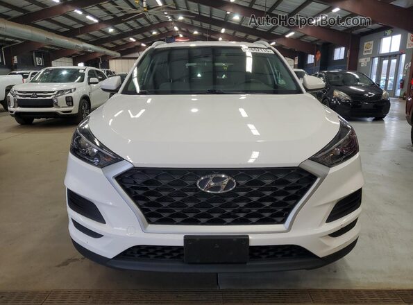 KM8J3CA43MU293000 2021 HYUNDAI TUCSON White Դիմացի տեսք