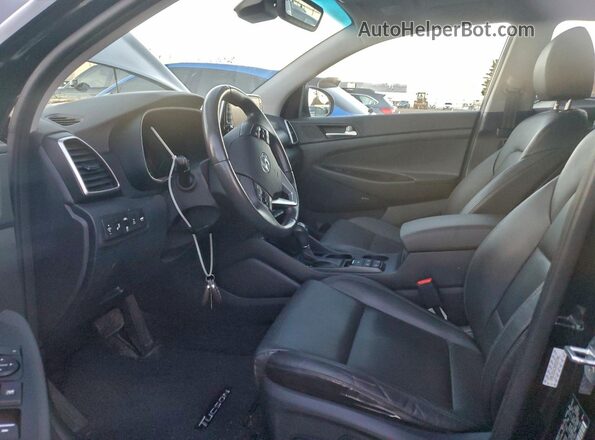 KM8J3CAL2MU337401 2021 HYUNDAI TUCSON Black წინა სალონის ხედი