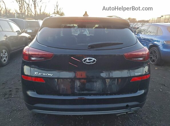 KM8J3CAL2MU337401 2021 HYUNDAI TUCSON Black უკანა ხედი
