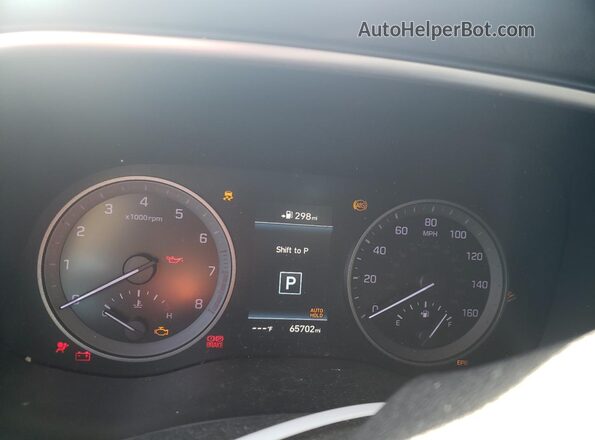 KM8J3CAL7LU158253 2020 HYUNDAI TUCSON Gray Instrument cluster view