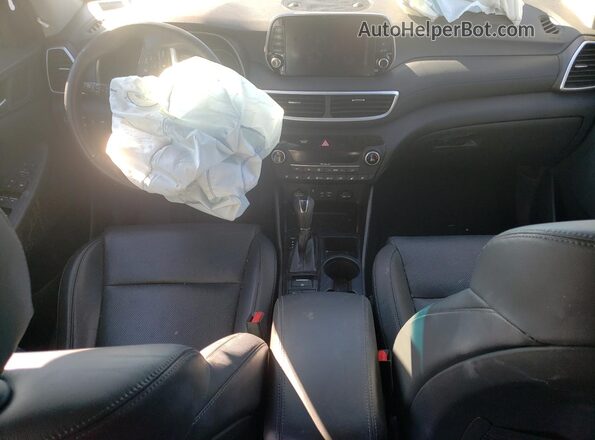 KM8J3CAL7LU158253 2020 HYUNDAI TUCSON Gray Dashboard view