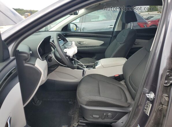 KM8JB3AE2NU019137 2022 HYUNDAI TUCSON Gray წინა სალონის ხედი