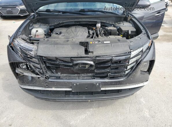 KM8JB3AE2NU019137 2022 HYUNDAI TUCSON Gray ძრავის განყოფილების ხედი