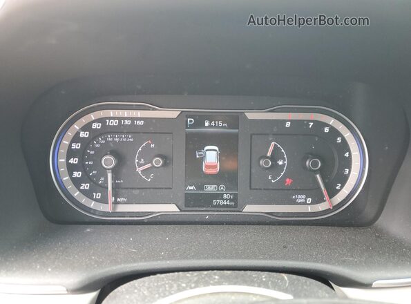 KM8JB3AE2NU019137 2022 HYUNDAI TUCSON Gray ხელსაწყოთა პანელის ხედი