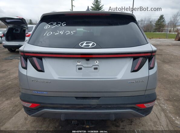 KM8JECA12NU046326 2022 HYUNDAI TUCSON HYBRID Серебряный 