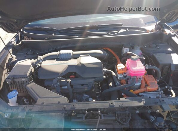 KM8JECA13NU082428 2022 HYUNDAI TUCSON HYBRID Black Widok z tyłu