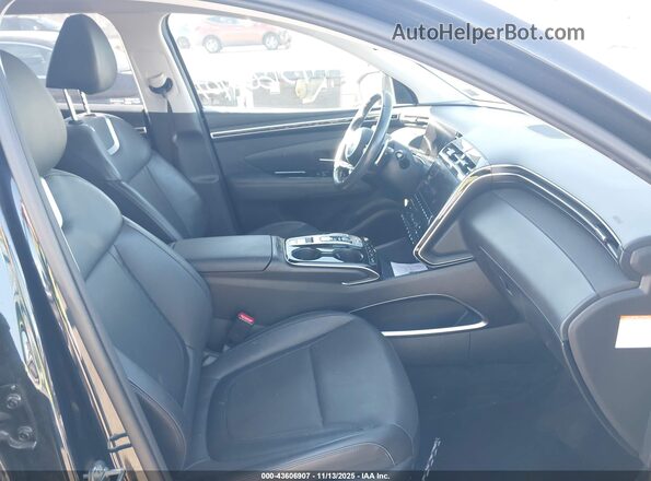 KM8JECA13NU082428 2022 HYUNDAI TUCSON HYBRID Black Widok wnętrza z przodu