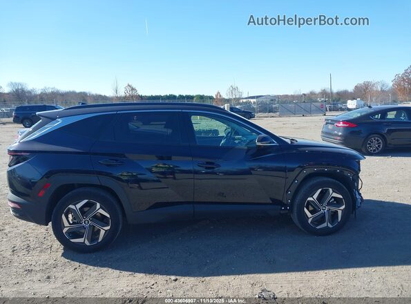 KM8JECA13NU082428 2022 HYUNDAI TUCSON HYBRID Black Widok wnętrza z tyłu