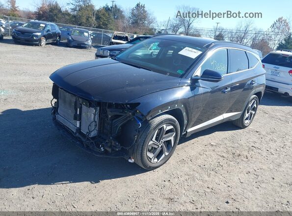 KM8JECA13NU082428 2022 HYUNDAI TUCSON HYBRID Black Przód lewy