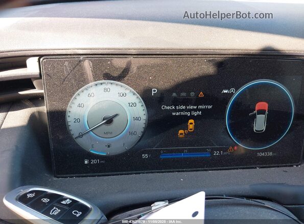 KM8JF3AE2NU164201 2022 HYUNDAI TUCSON Red Vista de los asientos traseros