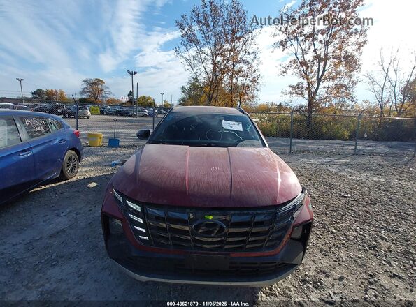 KM8JF3AE2NU164201 2022 HYUNDAI TUCSON Red Vista del cuadro de instrumentos