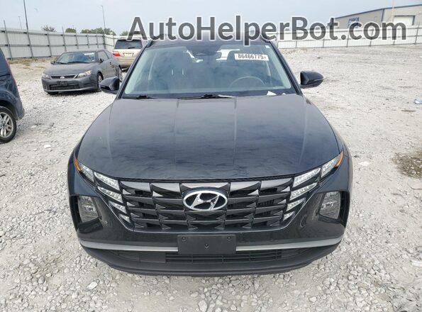 KM8JFCA10NU073599 2022 HYUNDAI TUCSON Black Widok z przodu