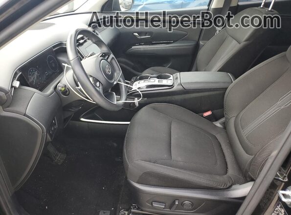 KM8JFCA10NU073599 2022 HYUNDAI TUCSON Black Widok wnętrza z przodu