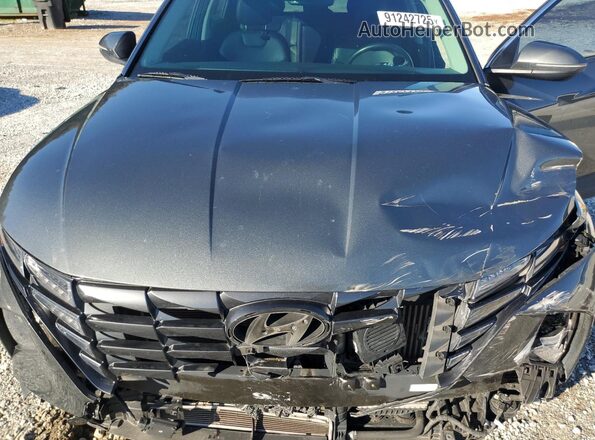 KM8JFCA12NU074026 2022 HYUNDAI TUCSON Серый Вид задней части салона