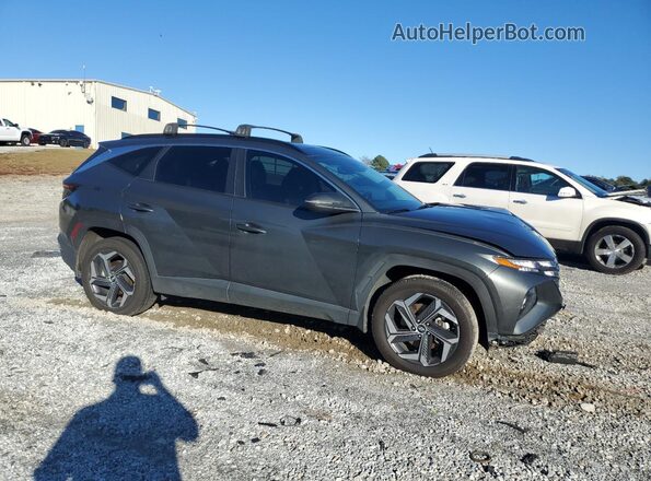 KM8JFCA12NU074026 2022 HYUNDAI TUCSON Серый Передняя правая четверть