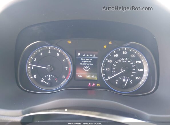KM8K12AA4LU480108 2020 HYUNDAI KONA Red Հետևի նստատեղերի տեսք