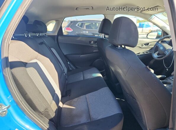 KM8K22AA6LU485758 2020 HYUNDAI KONA Синий Вид задних сидений