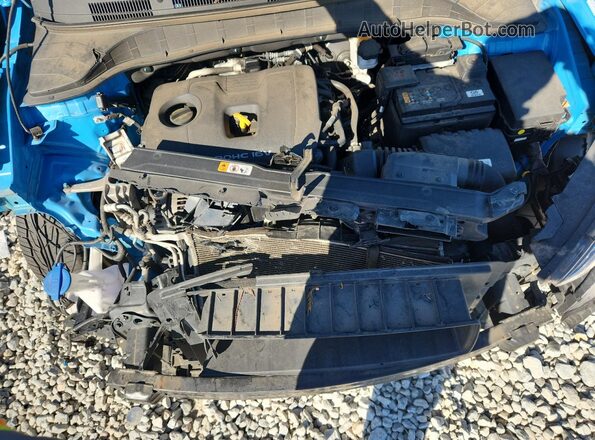 KM8K22AA6LU485758 2020 HYUNDAI KONA Синий Вид задней части салона