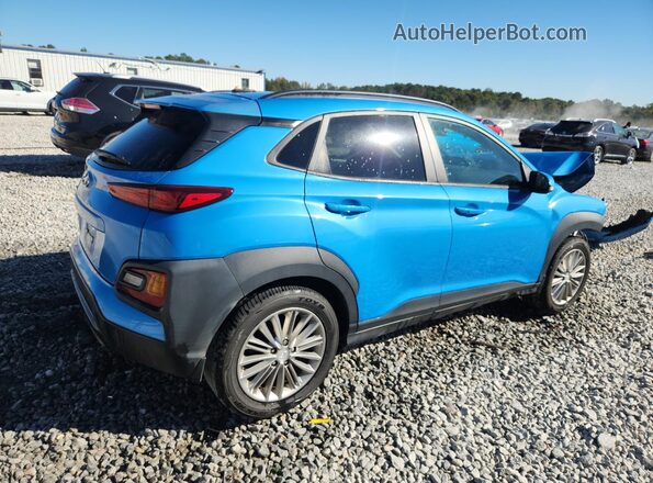 KM8K22AA6LU485758 2020 HYUNDAI KONA Синий Задняя правая четверть