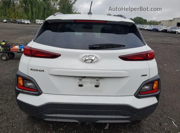 KM8K2CAA7LU528526 2020 HYUNDAI KONA White Вид ззаду