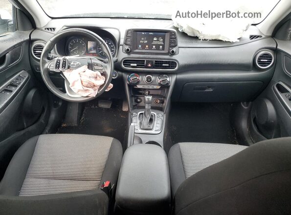 KM8K2CAA7LU528526 2020 HYUNDAI KONA White Вид панелі приладів