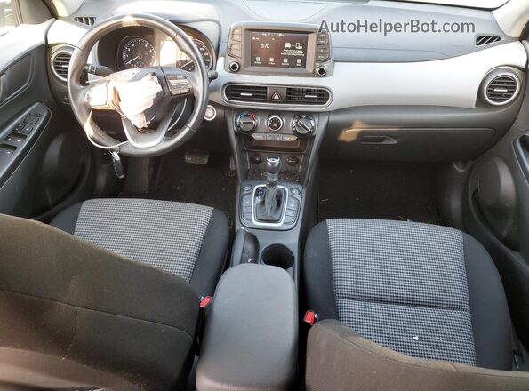 KM8K2CAA8MU724766 2021 HYUNDAI KONA White Dashboard view