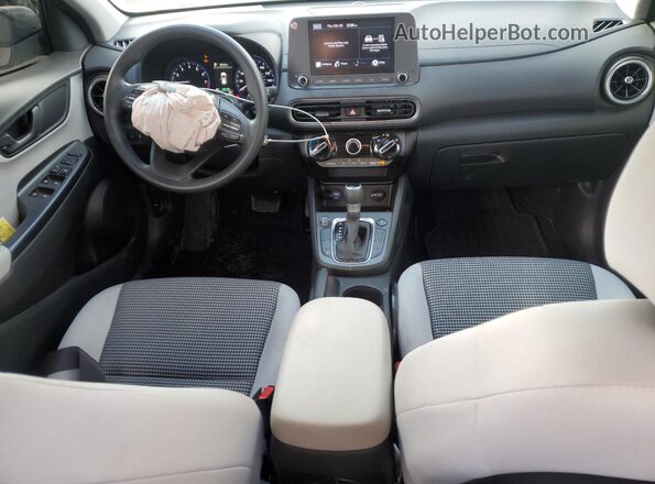 KM8K2CAB3NU787252 2022 HYUNDAI KONA Серебряный Вид панели приборов