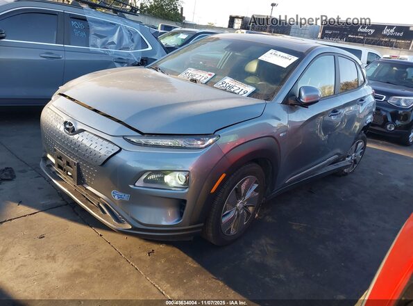 KM8K33AG7LU068690 2020 HYUNDAI KONA ELECTRIC Blue Przód lewy