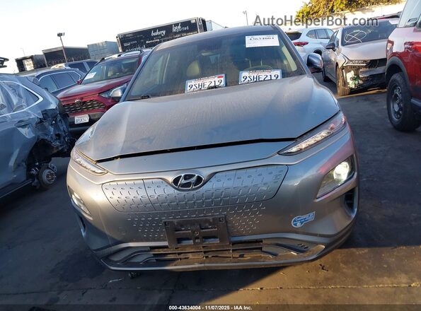 KM8K33AG7LU068690 2020 HYUNDAI KONA ELECTRIC Blue Widok zestawu wskaźników
