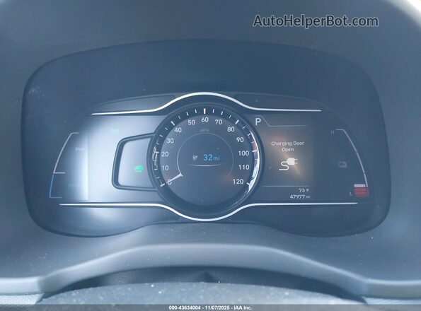 KM8K33AG7LU068690 2020 HYUNDAI KONA ELECTRIC Blue Widok tylnych siedzeń