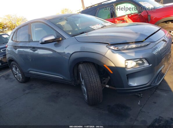 KM8K33AG7LU068690 2020 HYUNDAI KONA ELECTRIC Blue Widok wnętrza z tyłu