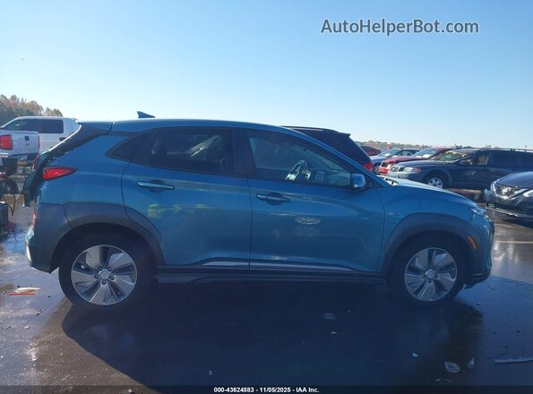 KM8K33AG8LU076958 2020 HYUNDAI KONA ELECTRIC Turquoise Widok wnętrza z tyłu