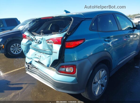 KM8K33AG8LU076958 2020 HYUNDAI KONA ELECTRIC Turquoise 