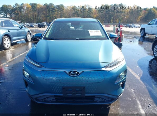 KM8K33AG8LU076958 2020 HYUNDAI KONA ELECTRIC Turquoise Widok zestawu wskaźników