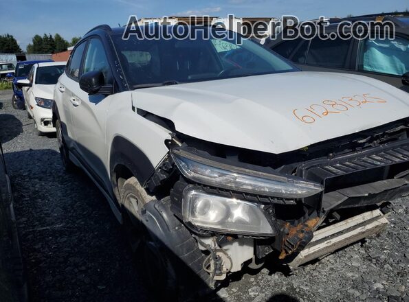 KM8K3CA54LU437620 2020 HYUNDAI KONA Белый Передняя правая четверть