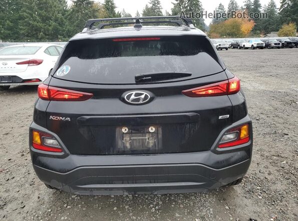 KM8K6CAA3MU694838 2021 HYUNDAI KONA Black Հետևի տեսք
