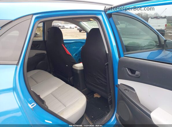 KM8K6CAB4NU797485 2022 HYUNDAI KONA Blue Widok naklejki z numerem VIN