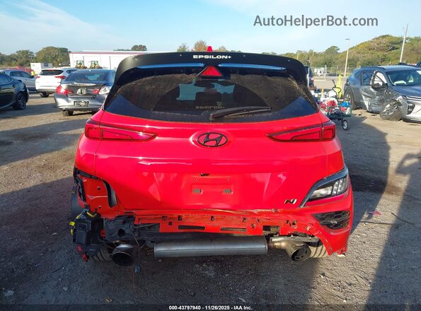 KM8KH3ACXPU008147 2023 HYUNDAI KONA N Orange 