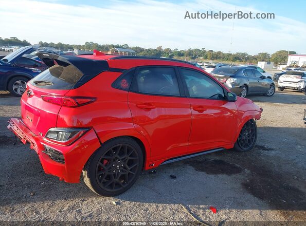 KM8KH3ACXPU008147 2023 HYUNDAI KONA N Orange უკანა მარჯვენა